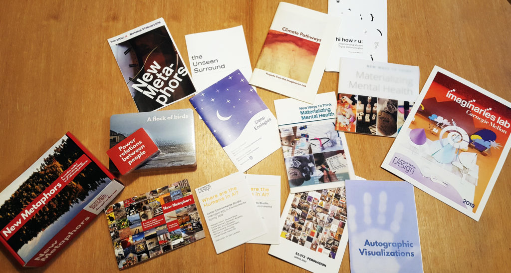 Imaginaries Lab booklets and catalogues